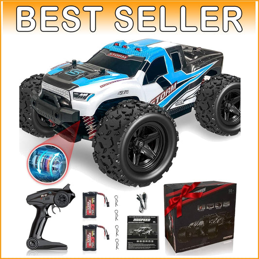 4WD High Speed Remote Control Truck - 1:18 Scale with Long-Lasting Battery Life