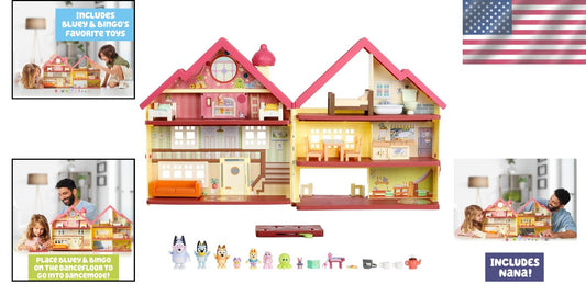 Children's Ultimate Lights & Sounds Playhouse with Bingo & Friends - 30" Open