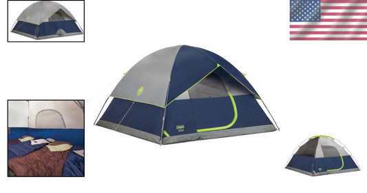Quick-Setup 4-Person Tent with WeatherTec Rain Protection for Outdoor Adventures