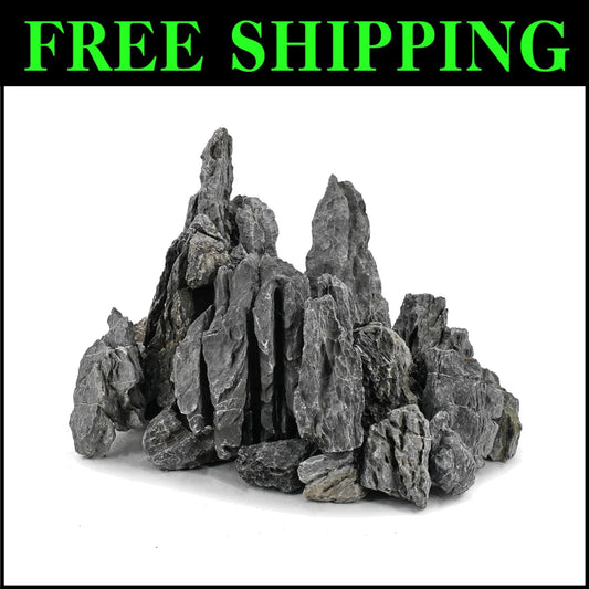 Premium 20LB Seiryu Rock - Durable & Safe Aquarium Stone for Aquatic Landscapes