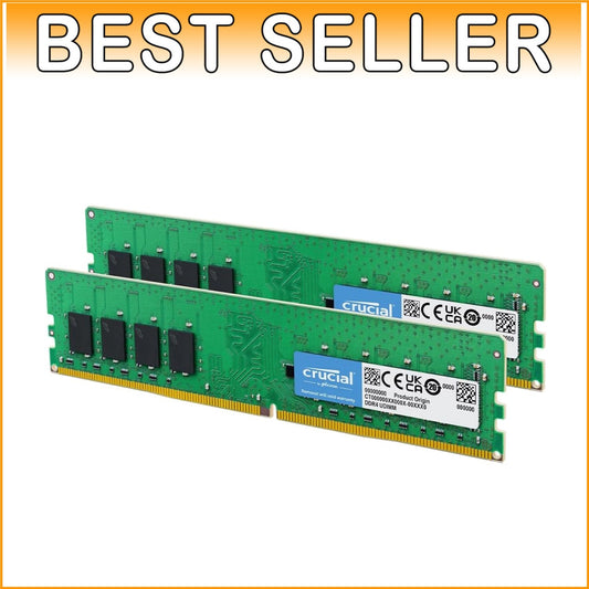 32GB DDR4 3200MHz Memory Kit for PCs, Easy Installation & Trusted Micron Quality