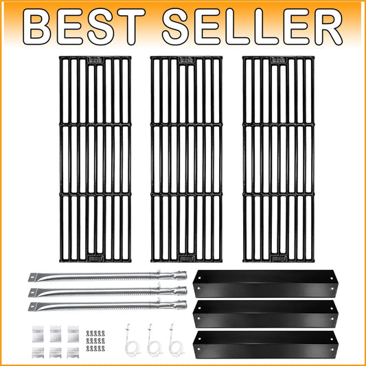 Durable Gas Grill Replacement Kit for Chargriller 4000, 5252 Models - 9 Pieces