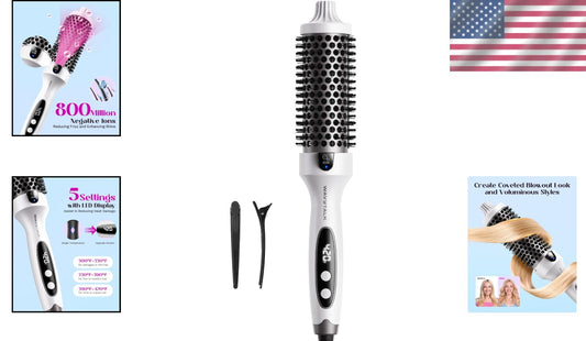 Luxury Blowout Boost Thermal Brush, 1.5" Heated Round with Tourmaline Technology