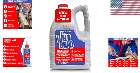 Versatile Non-Toxic Glue – Bonds Most Anything! 3L/101 oz - For All Surfaces