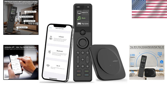 Customizable X1S Universal Remote - Control 60 Devices with Voice & App Access