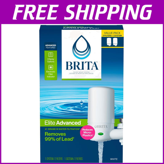 Countertop Faucet Mount Filter with Multiple Dispensing Options - Easy Install