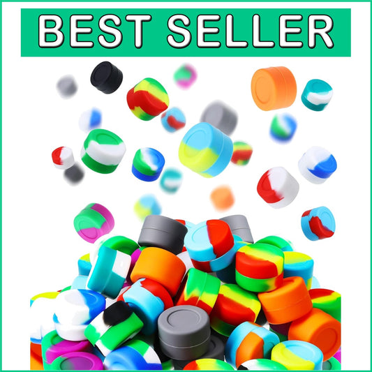 300 Pcs Assorted 2 Ml Silicone Storage Containers - Non-Stick & Durable