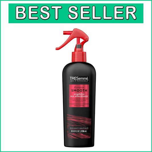 Frizz Control and Heat Protection Spray – 450°F Shield, 8 Fl Oz | PETA Approved