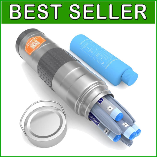 Elegant Insulin Cooler Organizer for 5-7 Pens - Travel Ready & QR Code Enabled