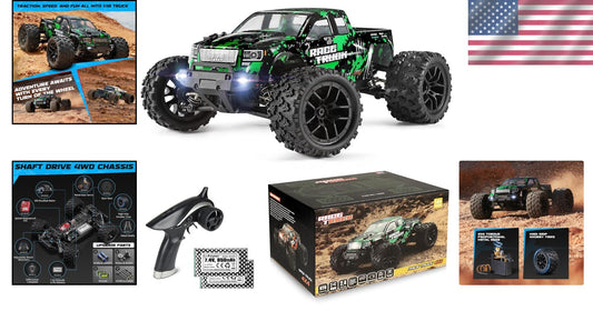 Powerful 36 KPH 1:18 Scale Off-Road RC Truck with Dual Rechargeable Batteries