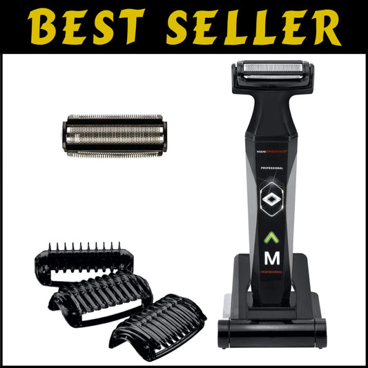 Professional Hypoallergenic Body Groomer & Ball Trimmer with Pivoting Head