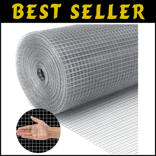 48” x 100’ Heavy Galvanized Wire Cloth for Poultry Netting & Garden Defense