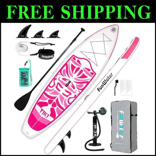 Premium Inflatable Stand Up Paddle Board - Complete Set with Backpack & Pump