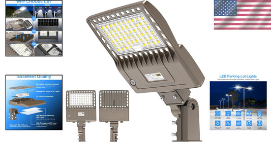 Energy-Efficient 240W LED Parking Lot Floodlight - Superior Outdoor Illumination