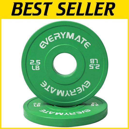 1.25LB, 2.5LB, 5LB Lightweight Bumper Plates Set - Perfect for Gradual Training