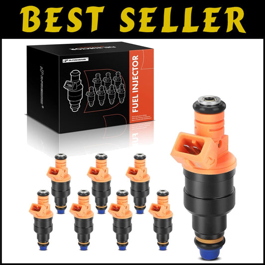 Set of 8 Fuel Injectors for Enhanced Performance - Fits Ford, Lincoln Vehicles