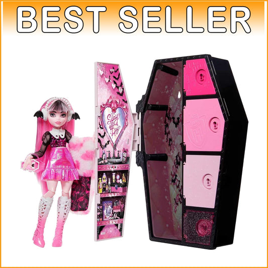 Articulated Fearidescent Draculaura Doll with Mix-and-Match Fashion Accessories