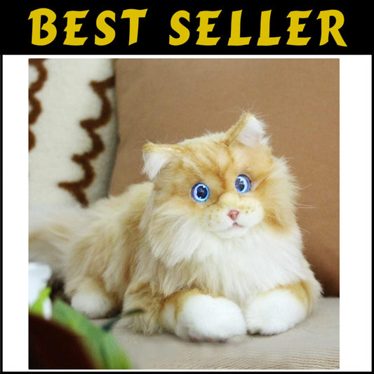 Realistic Interactive Robot Cat with Touch Sensors - Type-C Charging Convenience