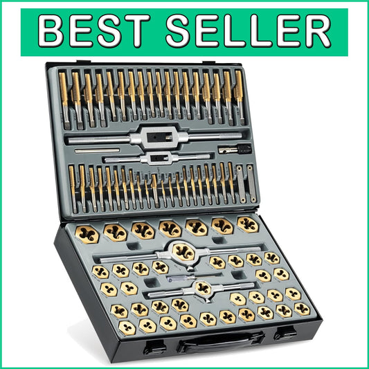 All-in-One 86pc Tool Set with SAE & Metric Taps and Dies in Metal Storage Case