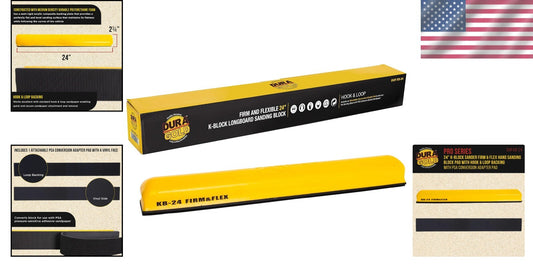 Pro 24" Longboard Sander with Dual Sandpaper Compatibility for Beating Limits