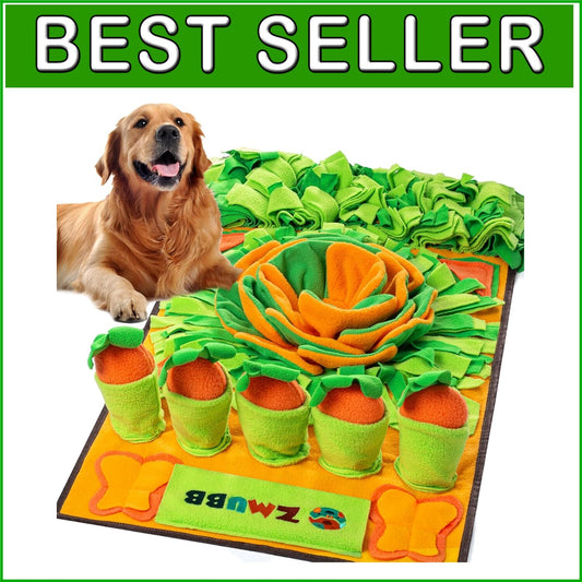 Portable Dog Snuffle Feeding Mat 31''x19'' - Easy Clean & Stress Relief