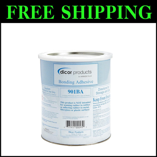 Water-Based RV Roof Adhesive - 1 Gallon, EPDM & TPO Compatible for Easy Repairs