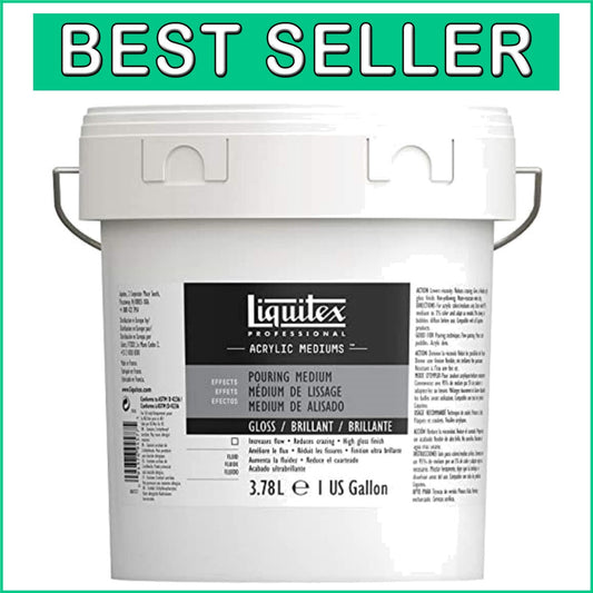 Fast-Drying Acrylic Pouring Medium - 128 Fl Oz High-Quality Craft Solution