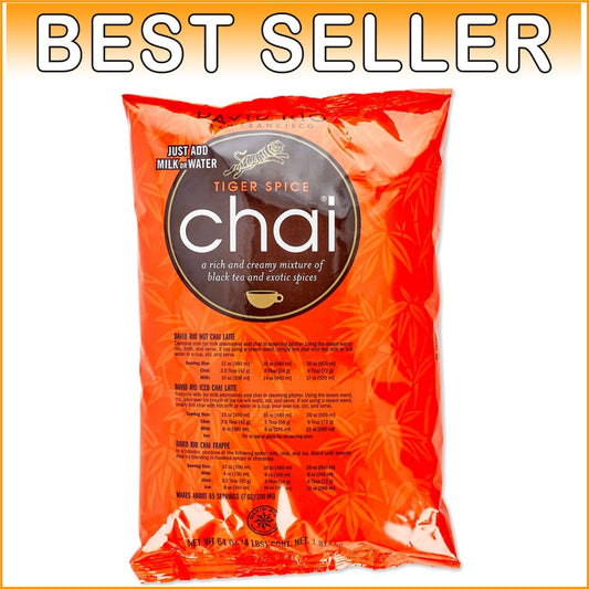 Tiger Spice Chai - 1.8 kg Creamy Black Tea & Spice Blend - Award Winning