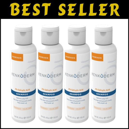 Moisturizing Scalp Treatment Shampoo - 4 Oz, Salicylic Acid Anti-Itch Solution