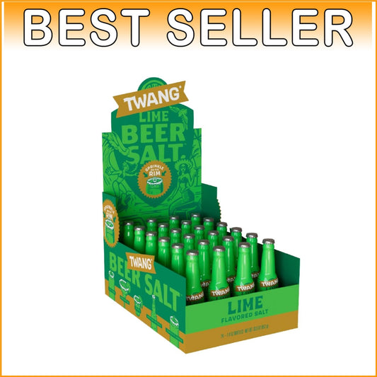 Authentic Mexican Lime Beer Salt - 1.4 Oz Bottles for Rimming Drinks & Cocktails