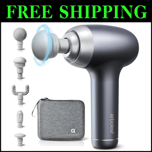 5-Speed Deep Tissue Massage Gun for Back and Neck Pain Relief - FSA Eligible