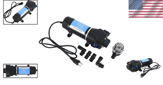 40 PSI Self-Priming Water Diaphragm Pump – Perfect for Boats and Campers