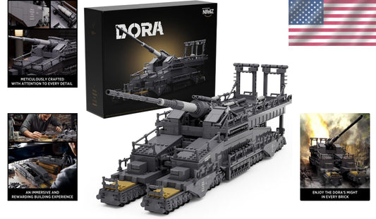 Dora WW2 Classic Model Kit - Engaging Military Building Experience for Adults