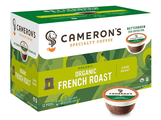 Artisan Organic French Roast Coffee Pods - Smooth & Rich Flavor, Perfect at Home