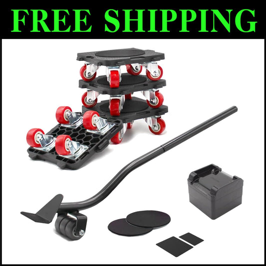 Heavy-Duty Furniture Lifter & Dolly Set - Effortless 660 Lbs Furniture Moving