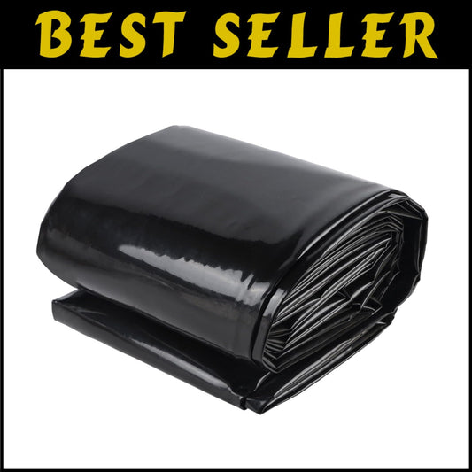 Long-Lasting 20x20 FT Fish Pond Liner - 20 Mil UV-Resistant & Flexible