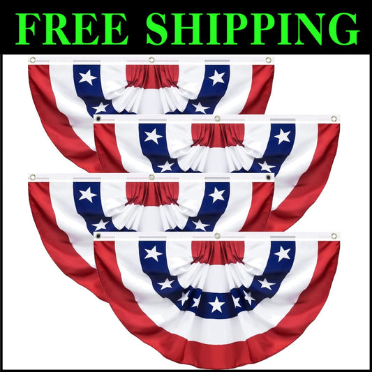 Vivid 3x6 Feet American Flag Banners - Perfect for Memorial Day Celebrations