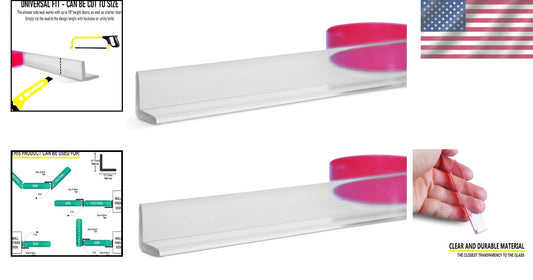 Professional Grade L-Shaped Shower Door Seal Strip for Frameless Applications