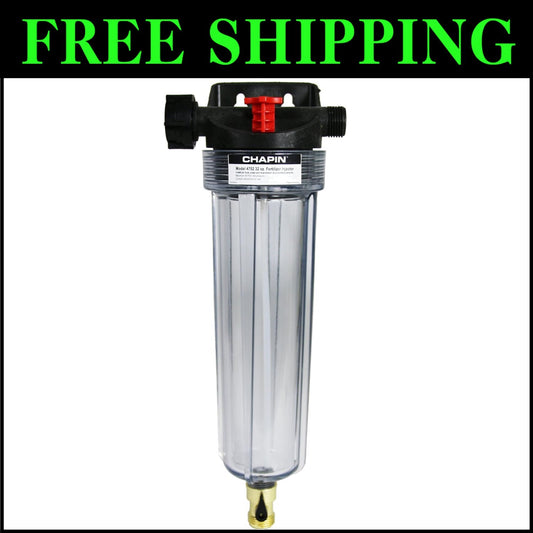 Chapin HydroFeed 32 oz Injector with Debris-Free Mixing for Lush Green Gardens