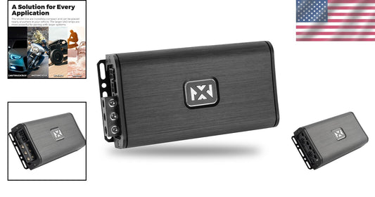 VADM4v2 1000W Peak 4-Channel Class D Amplifier for Car, Marine, UTV