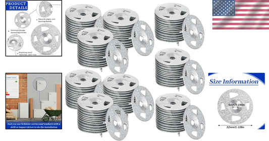 Durable 1-1/8 Inch Galvanized Steel Washers – Pack of 1000 for Installations