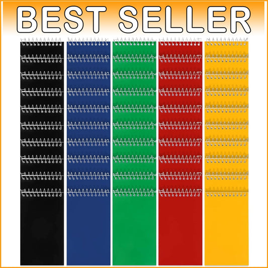 150-Piece Colorful Small Spiral Notebooks - Perfect for Home, School, and Office