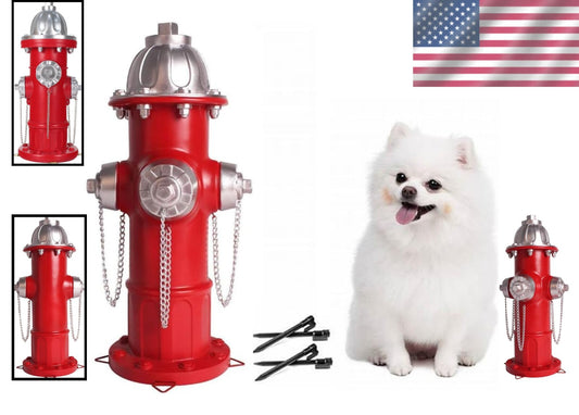 Freestanding Fire Hydrant Statue - Ideal Potty Training for Puppies and Dogs