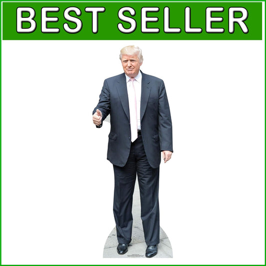 Dynamic Lifesize Trump Cardboard Cutout - Perfect for Collectors & Celebrations