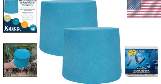 Non-Chemical Pond Cleaner with Time Release Blocks - Safe for Fish & Wildlife