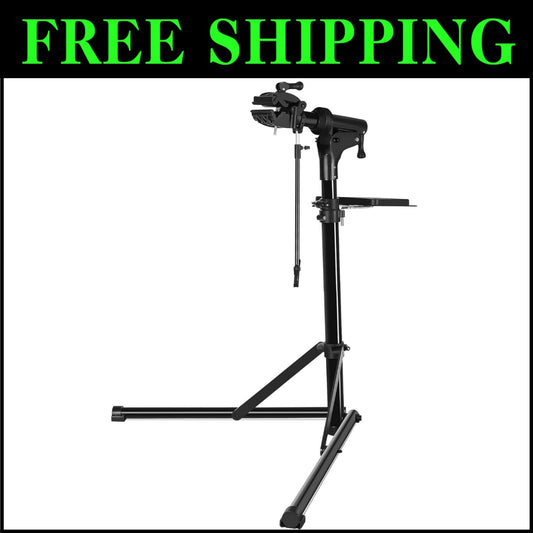 Height Adjustable Bike Repair Stand: Lightweight Aluminum Mechanic Rack