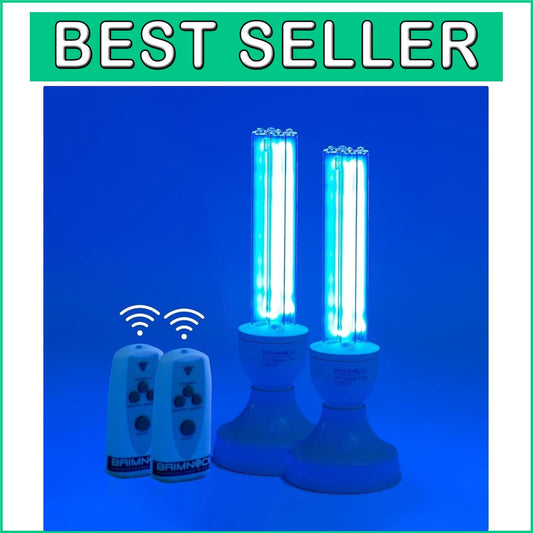 50 Watt UVC Germicidal Lamp with Remote Control - Safe Home Disinfection