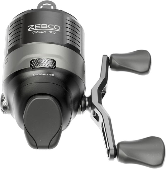 All-Metal Omega Pro Spincast Fishing Reel - Braid Ready with Quick-Change Spool