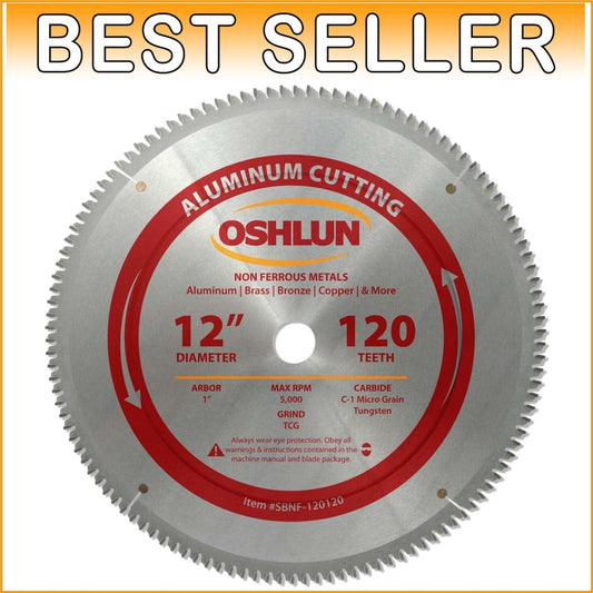 12-Inch TCG Blade - 120 Tooth Carbide for Clean Cuts in Copper & Alloys