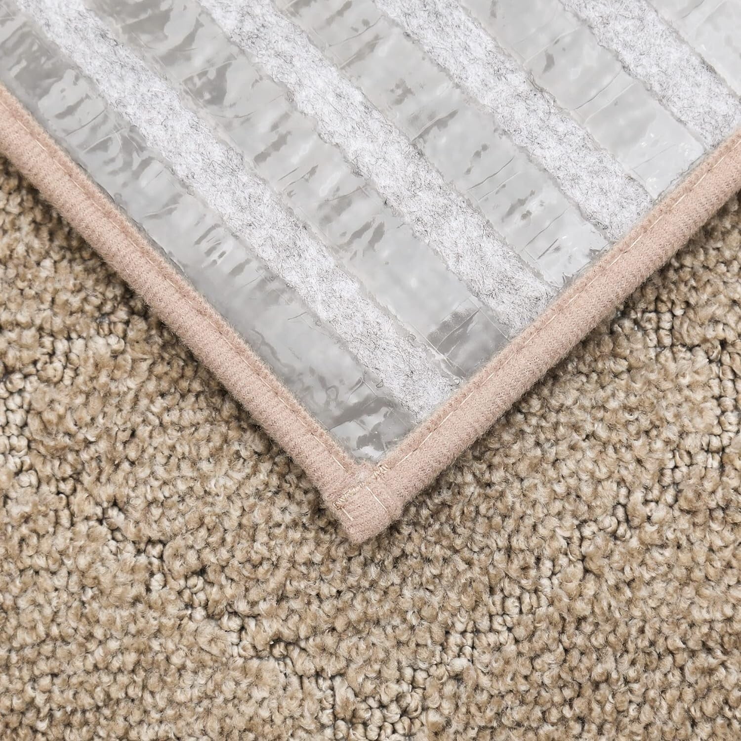 Water-Resistant Low Pile Carpet Runner Mats - 15pc Set for Wooden Steps